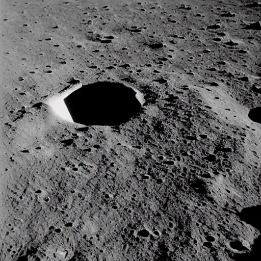 Image similar to Circle of megaliths on the lunar surface with astronaut for scale, Apollo 11 photo