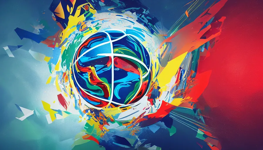 Prompt: fifa world cup 2 0 3 0 logo concept, hyperdetailed, artstation, cgsociety, 8 k