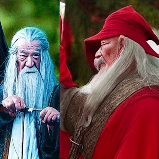 Image similar to xi jinping playing gandalf in lord of the rings movie