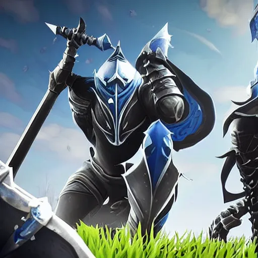 Prompt: knight artorias in fortnite