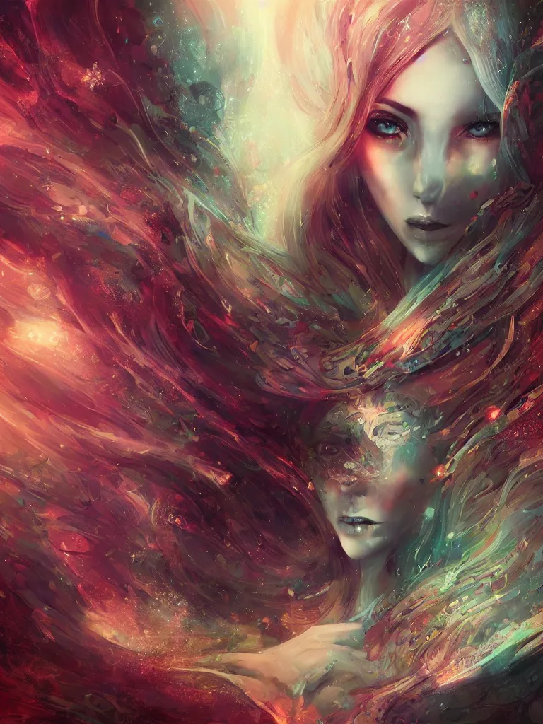 Prompt: realistic detailed image of zen mage, cyber sci - fi by anna dittmann, neo gothic, gothic, rich deep colors.