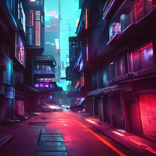 Prompt: cyberpunk streets at night, hyperdetailed, cinematic lights, octane render, trending on artstation, artstationHD, artstationHQ, unreal engine, 4k