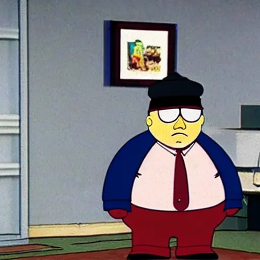 Image similar to eric cartman in seinfeld