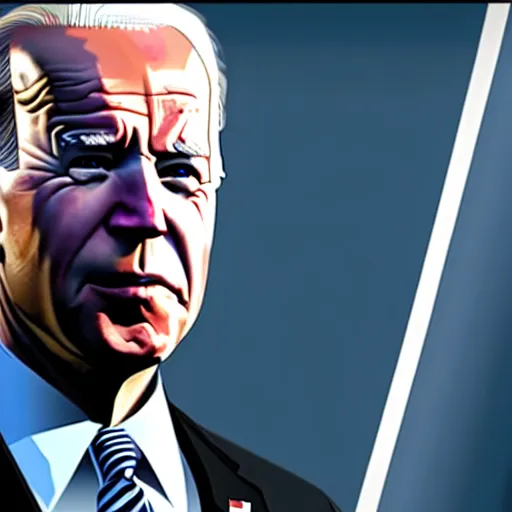 Prompt: Joe Biden, in GTAV, reimagined as a cyberpunk dystopia, 4k highly detailed digital art 4k highly detailed digital art