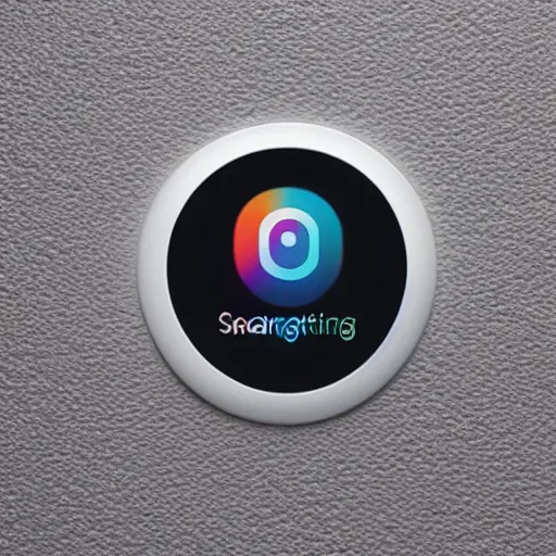 Prompt: Samsung SmartThings, Logo design, designed by Victo Ngai