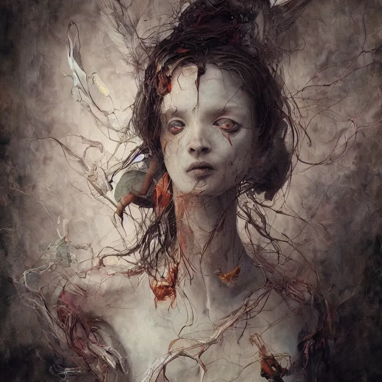 Image similar to angel, 3 d render, esao andrews, jenny saville, surrealism, dark art by james jean, greg rutkowski