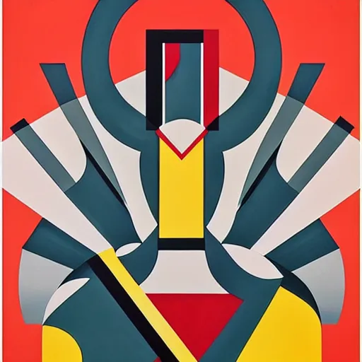 Prompt: constructivism monumental dynamic graphic super flat style 🥦 by avant garde painter, illusion surreal art, highly conceptual figurative art, intricate detailed illustration, controversial poster art, polish poster art, geometrical drawings, no blur