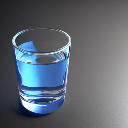 Prompt: a glass of water, 3 d render, octane, ray tracing, ultra high detail, photorealistic, high resolution, 8 k