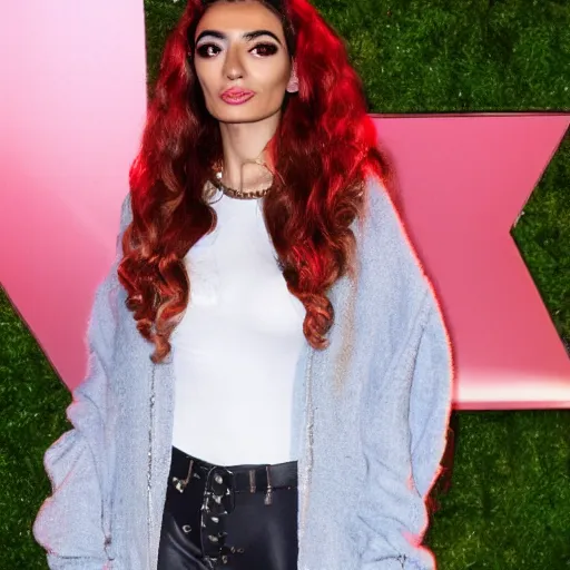 Prompt: Eleni Foureira dressed as Hermione