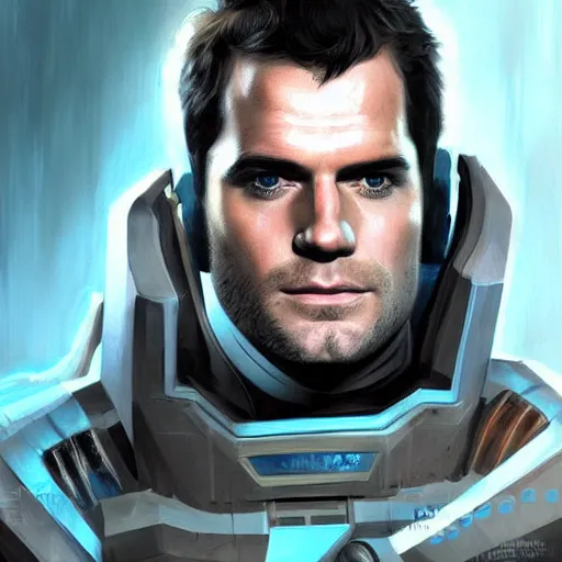 Prompt: Henry Cavill as a character from Dead Space, scifi, highly detailed portrait, digital painting, artstation, concept art, smooth, sharp foccus ilustration, Artstation HQ.