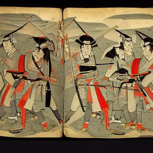 Image similar to 1500s interpretation of samurai,