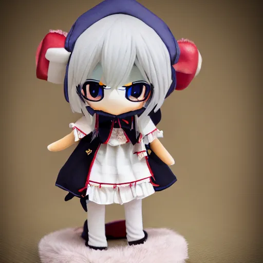 Image similar to cute fumo plush of a girl who is a pirate queen, boarding a ship, vray, lens flare