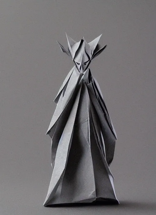 Image similar to nosferatu origami