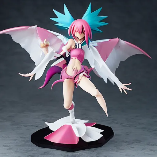 Image similar to incubator from mahou shoujo madoka magica, actionfigure, product shoot, studio lighting