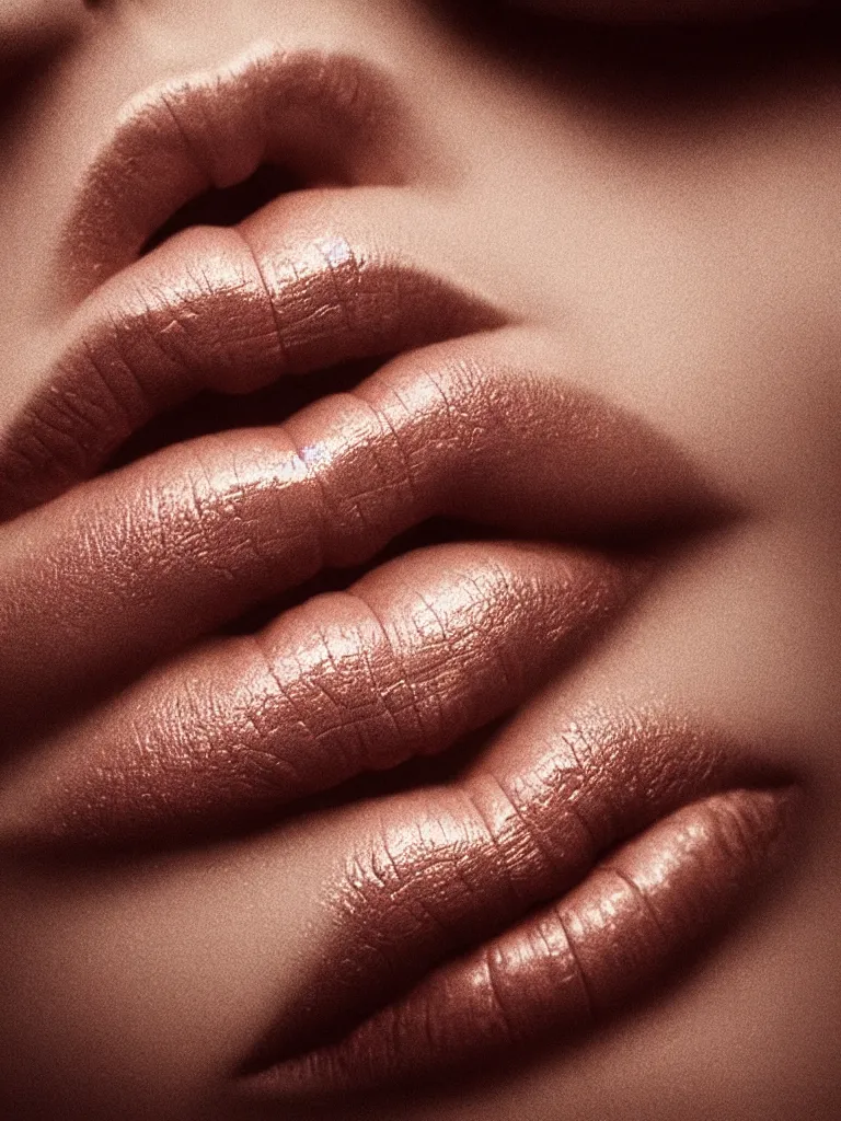 Image similar to lips by disney concept artists, blunt borders, rule of thirds, golden ratio, godly light