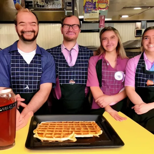 Image similar to wafflehouse employee's