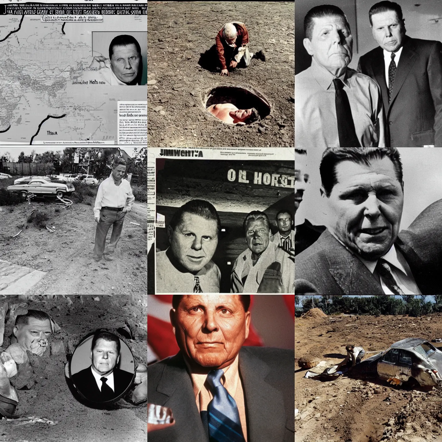 Prompt: the location of jimmy hoffa`s body