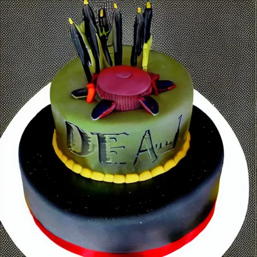 Image similar to gul dukat birthday cake