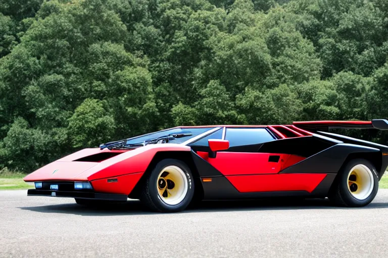 Image similar to lamborghini countach