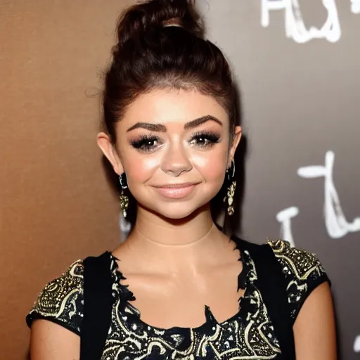 Image similar to sarah hyland with a henna tattoo