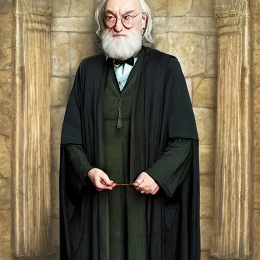 Image similar to Professor Dumbledore with Harry Potter face