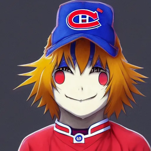 Image similar to anime Portrait of Youppi the Habs Montreal Canadiens Mascot as a very cute powerful and friendly pokemon, highly detailed anime, high evolution, 1990s, legendary, smooth, sharp focus, dynamic lighting, intricate, trending on ArtStation, illustration pokemon, art by WLOP