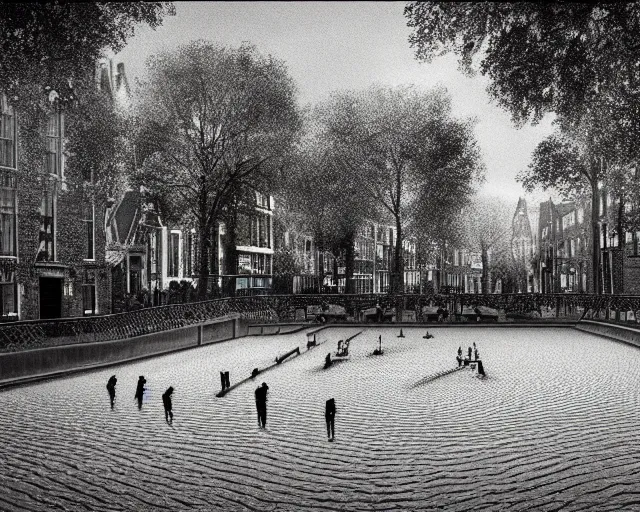 Prompt: closeup of petanque in prinsengracht canal, intricate detail, beautiful aesthetic, photorealistic, award winning professional digital art by rembrandt van rijn, cinematic composition, volumetric lighting, 8 k