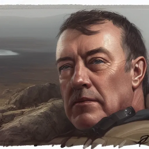 Image similar to A closeup of Neil Peart dreaming of motorcycles, by Greg Rutkowski, Raphael Lacoste, cgstation, 8k