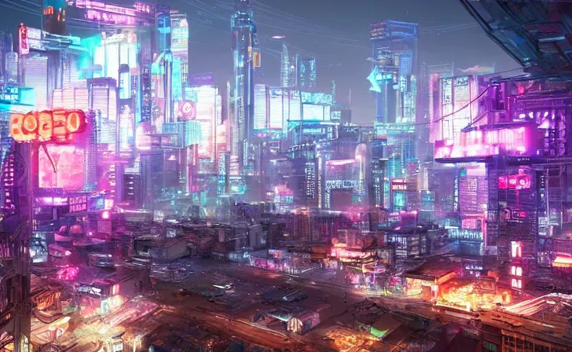 Image similar to cyberpunk Russian city, realistic, very detailed, many neon lights