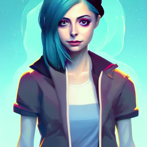 Image similar to a portrait of a beautiful willa holland as a nerd, art by lois van baarle and loish and ross tran and rossdraws and sam yang and samdoesarts and artgerm, digital art, highly detailed, intricate, sharp focus, trending on artstation hq, deviantart, unreal engine 5, 4 k uhd image