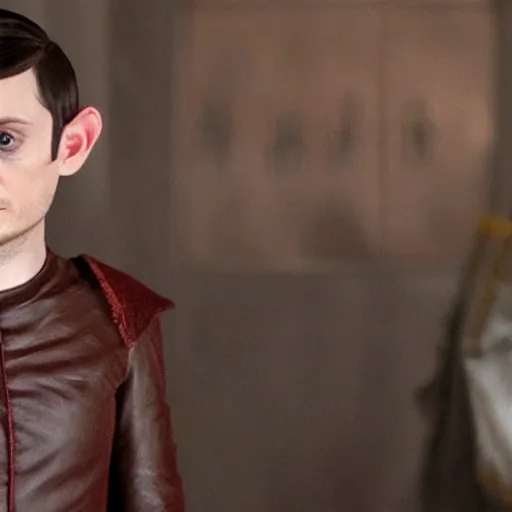 Prompt: Elijah Wood as Spock