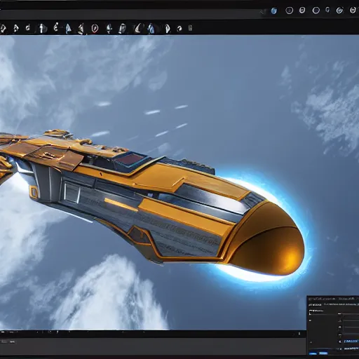 Prompt: a spaceship inspired by durga, unreal engine 5