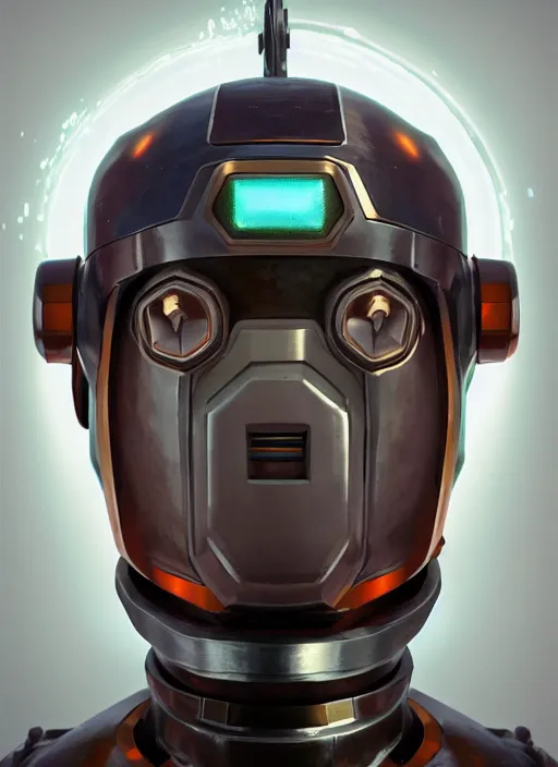 Image similar to steampuk robot portrait, trending in artstation, cinematic lighting, studio quality, smooth render, unreal engine 5 rendered, octane rendered, art style by klimt and nixeu and ian sprigger and wlop and krenz cushart.