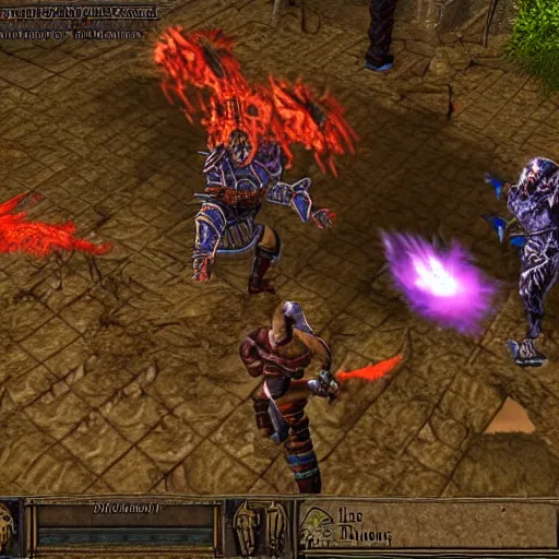 Image similar to screenshot from Diablo II: Lord of Destruction