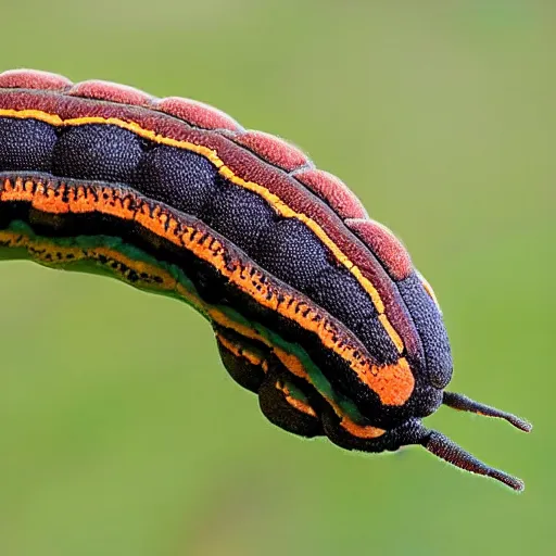 Image similar to a giant caterpillar