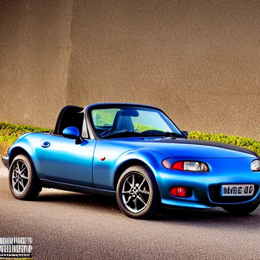 Prompt: Mazda MX-5 1990 - Miata, Realistic, HDR, 8K, Dynamic Lighting,