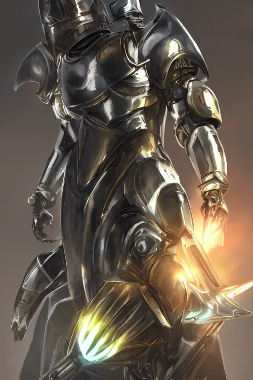 Image similar to helmet armor guardian destiny in witch queen illumination ray tracing hdr fanart arstation by sung choi robot ninja mask and eric pfeiffer and gabriel garza and casper konefal