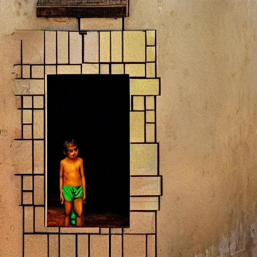 Prompt: multicolor photo of a mirrorverse contained inside a mirror by steve mccurry created at future in 4 k ultra high resolution and with low angle, with inspiring feeling