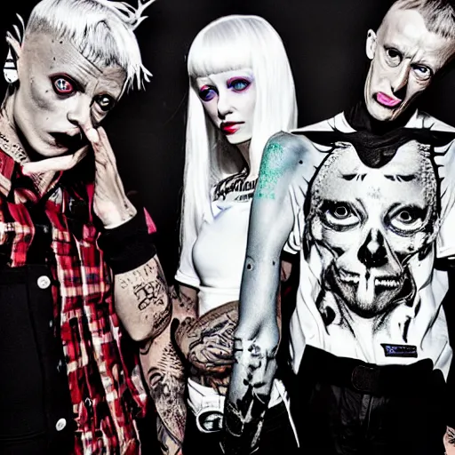 Image similar to die antwoord