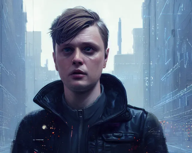 Prompt: highly detailed portrait of michael pitt as an android, in detroit : become human, stephen bliss, unreal engine, fantasy art by greg rutkowski, loish, rhads, ferdinand knab, makoto shinkai and lois van baarle, ilya kuvshinov, rossdraws, tom bagshaw, global illumination, radiant light, detailed and intricate environment