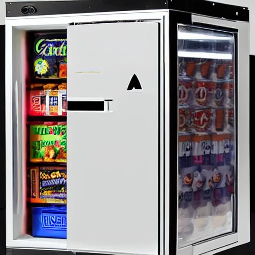 Image similar to gaming refrigerator,