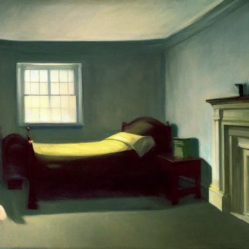 Image similar to RE7, by Edward Hopper