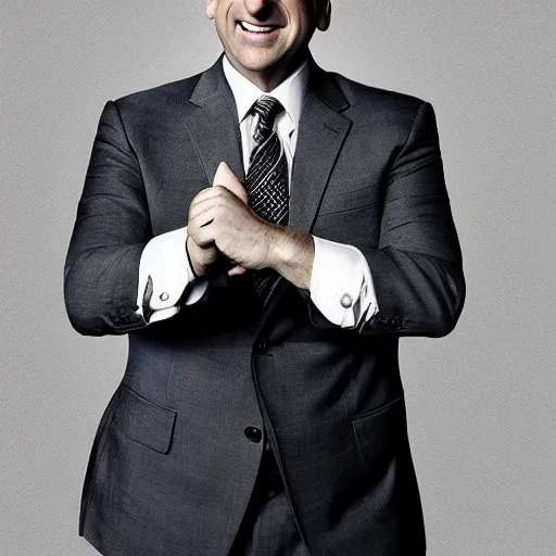 Image similar to steve carell as michael scott by mike campau