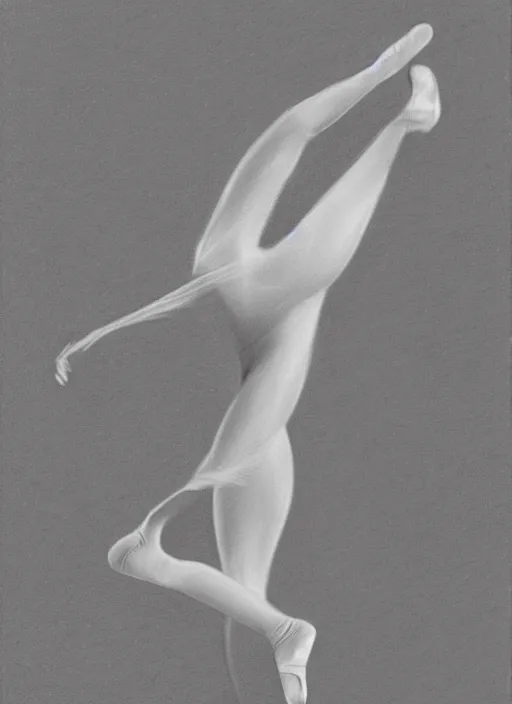 Image similar to gorgeous graceful graphite gesture drawing of a ballerina dancing through time and space, highly detailed, smooth, focus