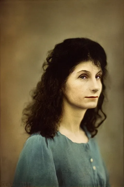 Image similar to photographic portrait by helen levitt of the woman who inspired gioconda, studio lighting, fog, sigma 8 5 mm lens f / 2. 8