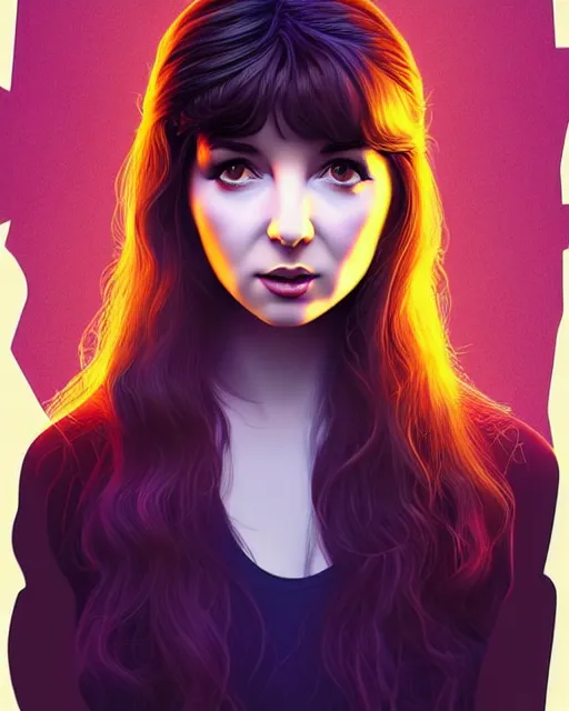 Image similar to richly detailed color illustration young kate bush illustrated by artgerm and mina petrovic and timothy kong and marina federovna. 3 d shadowing