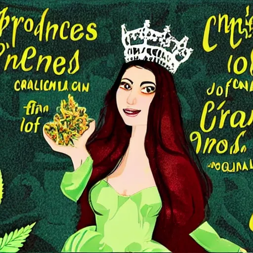 Image similar to princess of cannabis