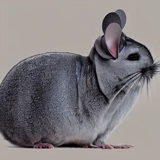 Image similar to a Chinchilla dressed up in a business suit