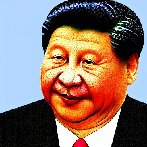 Image similar to cell shading high xi jinping