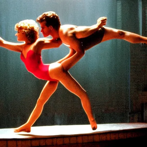 Prompt: an artistic render from the movie dirty dancing.